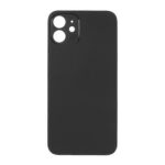 iPhone 12  Back Glass Cover With Big Camera Hole-Black