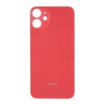 iPhone 12  Back Glass Cover With Big Camera Hole-Red