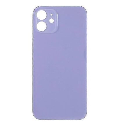 iPhone 12 Mini Back Glass Cover With Big Camera Hole-Purple