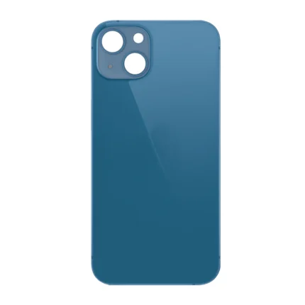 iPhone 13 Back Glass Cover With Big Camera Hole–Blue