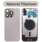IPhone 16 Pro Max Rear glass with Camera Lens Glass and Magsafe Magnet (NaturalTitanium)