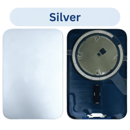 Iphone 17 Pro Max back glass with megsafe megnet - Silver