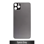 iPhone 11 Pro Max Back Glass Cover With Big Camera Hole-Grey