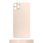 iPhone 11 Pro Max Back Glass Cover With Big Camera Hole-Gold
