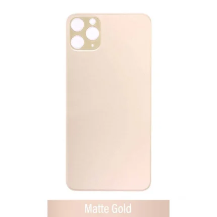 iPhone 11 Pro Back Glass Cover With Big Camera Hole-Gold