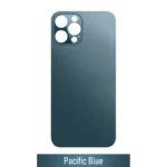iPhone 12 Pro Back Glass Cover With Big Camera Hole-Blue