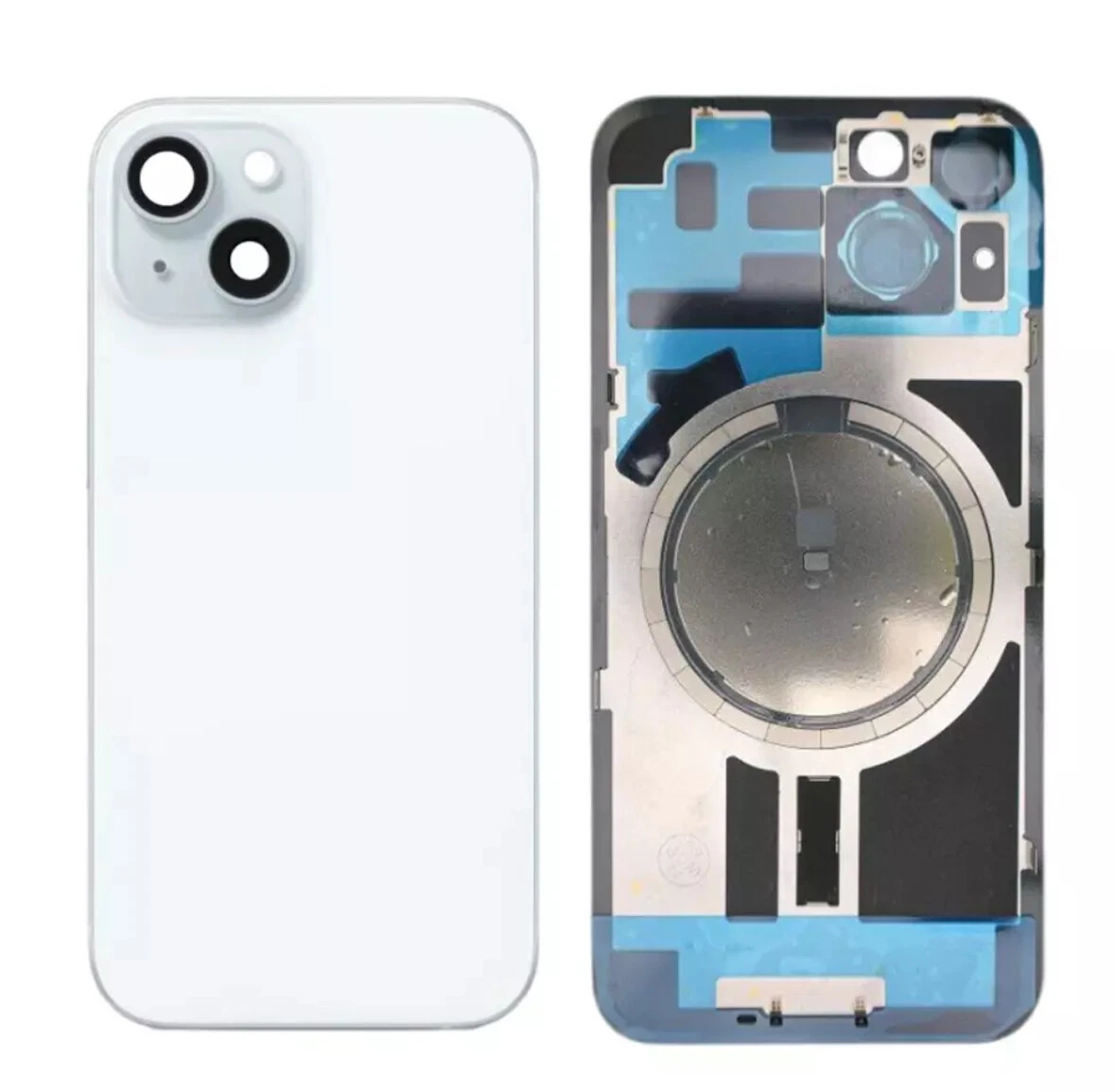 s-l1600-5-1.webp iPhone 15 Plus Back Glass Cover With Camera Frame and Magsafe Magnet-Blue - Image 1