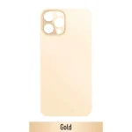 iPhone 12 Pro Back Glass Cover With Big Camera Hole-Gold