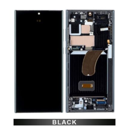 Samsung S23Ultra S918 Oled Screen With Frame-Black (Service Pack)