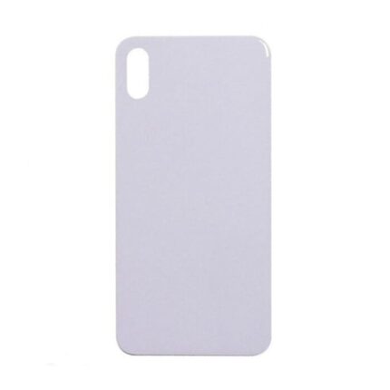 iPhone X Back Glass Big Camera Hole-White