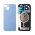iPhone14 Plus Back Glass With Camera Frame and Magsafe Magnet-Blue