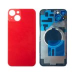 iPhone14 Back Glass With Camera Frame and Magsafe Magnet-Red