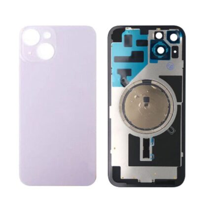 iPhone14 Back Glass With Camera Frame and Magsafe Magnet-Purple