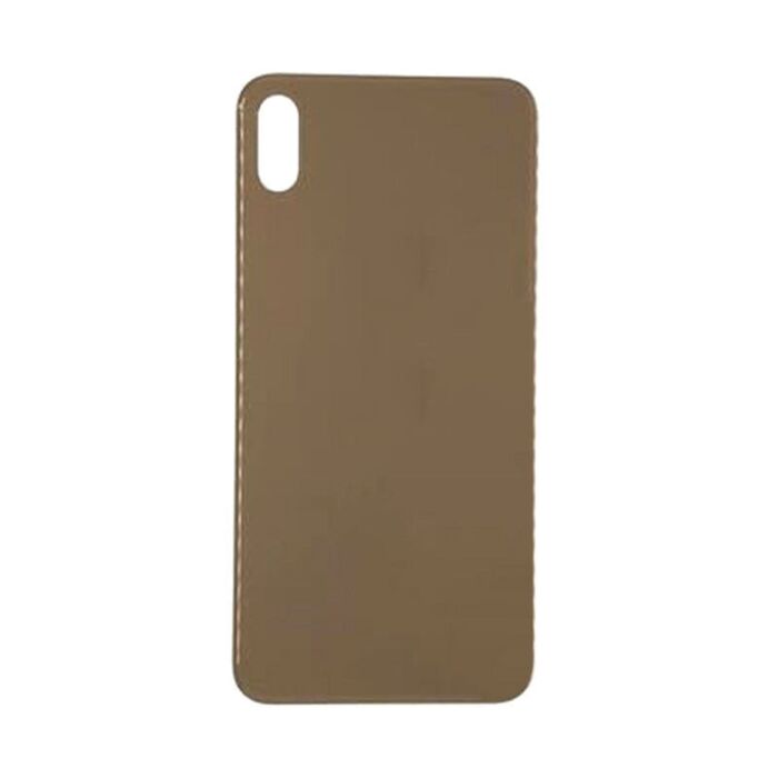 XS-Max-gold-11558604123.6092-1_a5c19dd7-1ba2-4c7e-a755-23e5a5e4658e iPhone XS Max Back Glass Big Camera Hole-Gold - Image 1