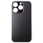 iPhone 14 Pro Back Glass Cover Big Camera Hole-Black