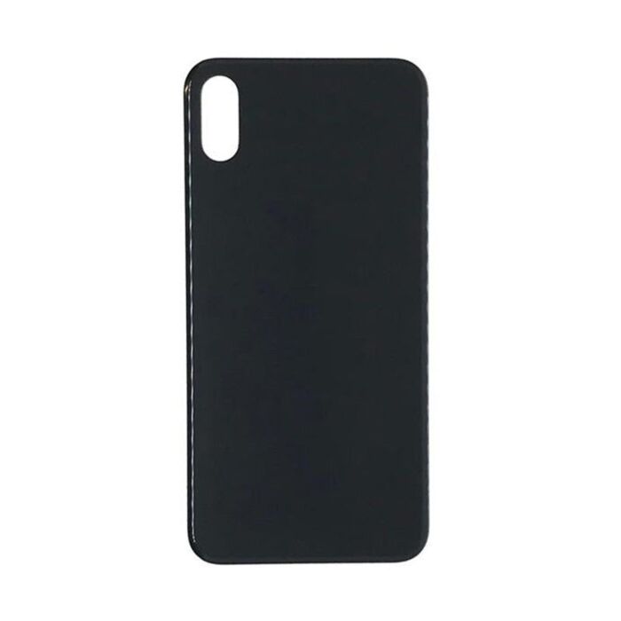 iPhone-X-back-black-11535367210.878-1_3c82faea-d227-4450-8f69-28b81f5601e3 iPhone XS Back Glass Big Camera Hole-Black - Image 1